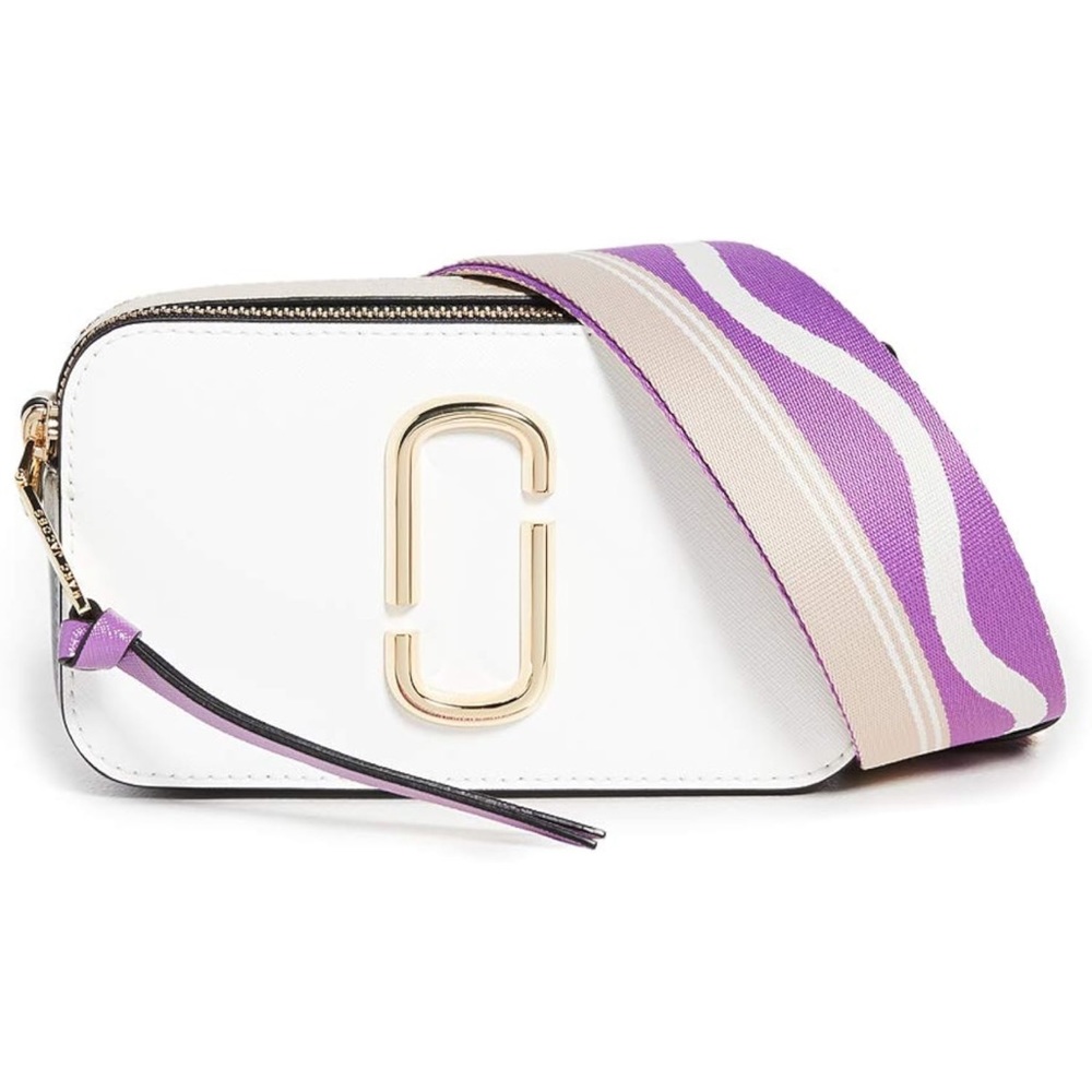 Purple Marc jacob’s snapshot bag